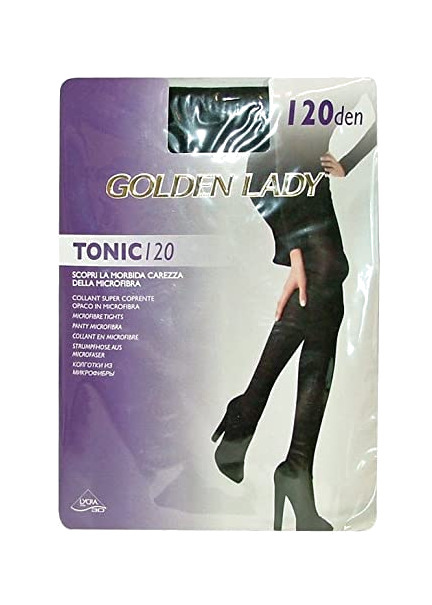 media panty opaco en suave microfibra 120 den tonic 20 - golden lady